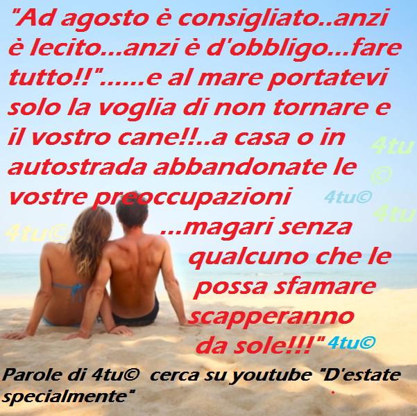 immagini foto con scritte mese agosto