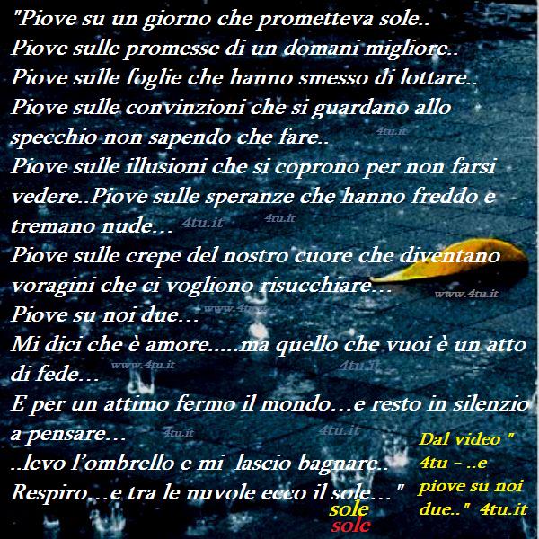 immagini d'amore coppia pioggia canzoni video foto