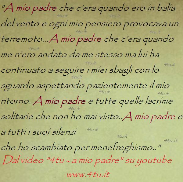papà frasi aforismi canzoni video