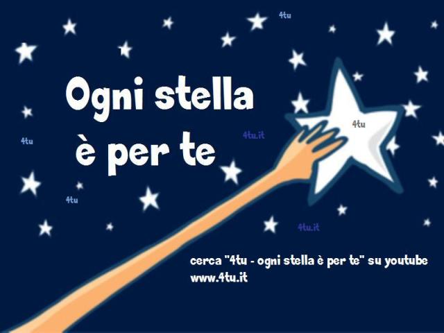 ogni stella è per te